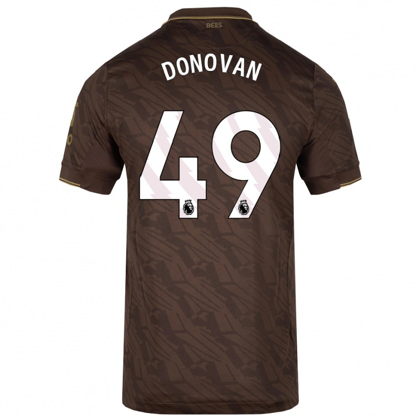 Danxen Niño Camiseta Romelle Donovan #49 Marrón Oro 2ª Equipación 2025/26 La Camisa México