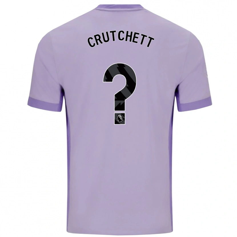 Danxen Niño Camiseta Liam Crutchett #0 Morado Taro Blanco 2ª Equipación 2025/26 La Camisa México