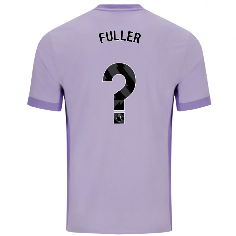 Danxen Niño Camiseta Jaydon Fuller #0 Morado Taro Blanco 2ª Equipación 2025/26 La Camisa México