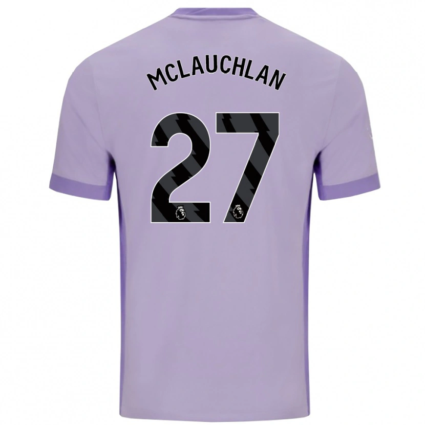 Danxen Niño Camiseta Rachel Mclauchlan #27 Morado Taro Blanco 2ª Equipación 2025/26 La Camisa México