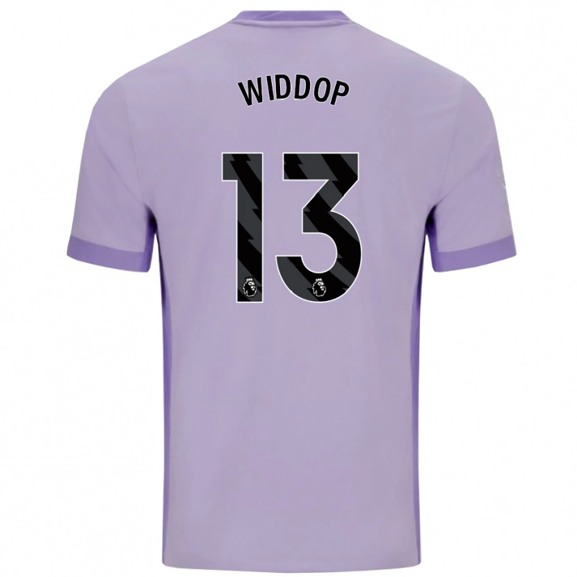 Danxen Niño Camiseta Fraser Widdop #13 Morado Taro Blanco 2ª Equipación 2025/26 La Camisa México