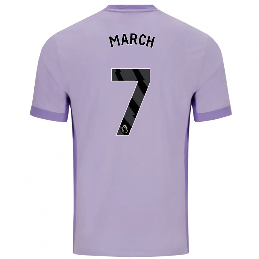 Danxen Niño Camiseta Solly March #7 Morado Taro Blanco 2ª Equipación 2025/26 La Camisa México