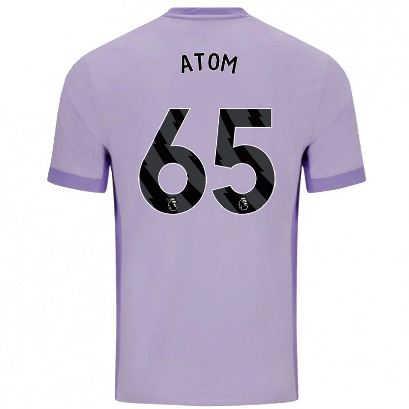 Danxen Niño Camiseta Noel Atom #65 Morado Taro Blanco 2ª Equipación 2025/26 La Camisa México