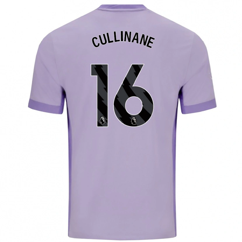 Danxen Niño Camiseta Billy-Ray Cullinane #16 Morado Taro Blanco 2ª Equipación 2025/26 La Camisa México