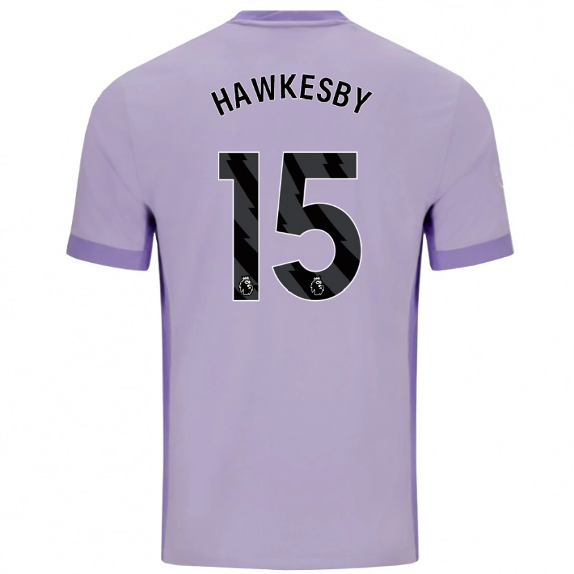 Danxen Niño Camiseta Mackenzie Hawkesby #15 Morado Taro Blanco 2ª Equipación 2025/26 La Camisa México