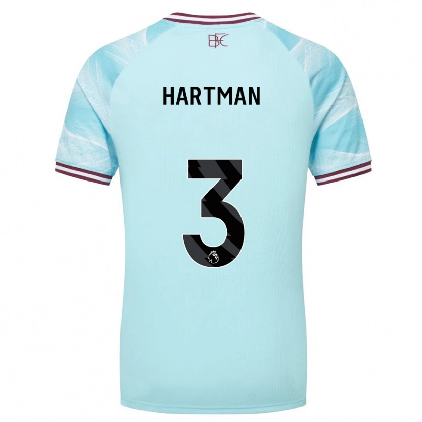 Danxen Niño Camiseta Quilindschy Hartman #3 Celeste Borgoña 2ª Equipación 2025/26 La Camisa México