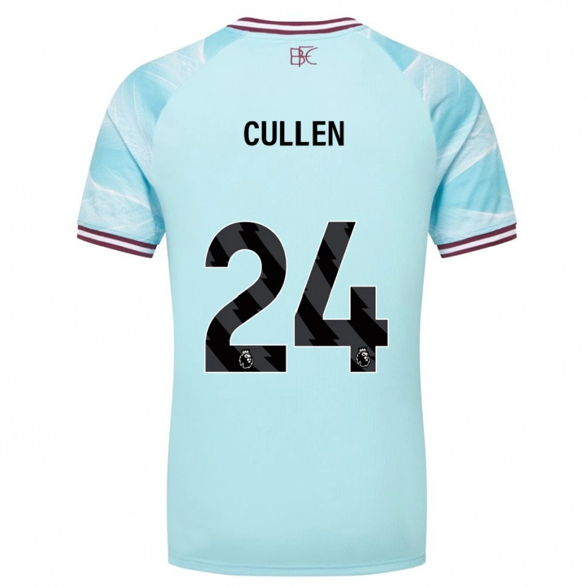 Danxen Niño Camiseta Josh Cullen #24 Celeste Borgoña 2ª Equipación 2025/26 La Camisa México