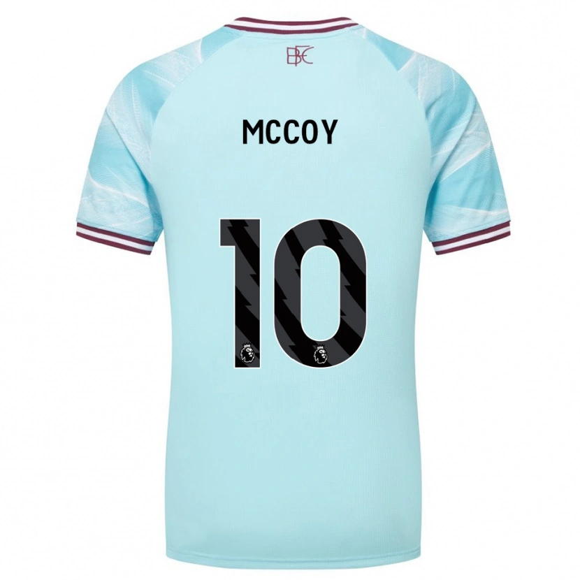 Danxen Niño Camiseta Adam Mccoy #10 Celeste Borgoña 2ª Equipación 2025/26 La Camisa México