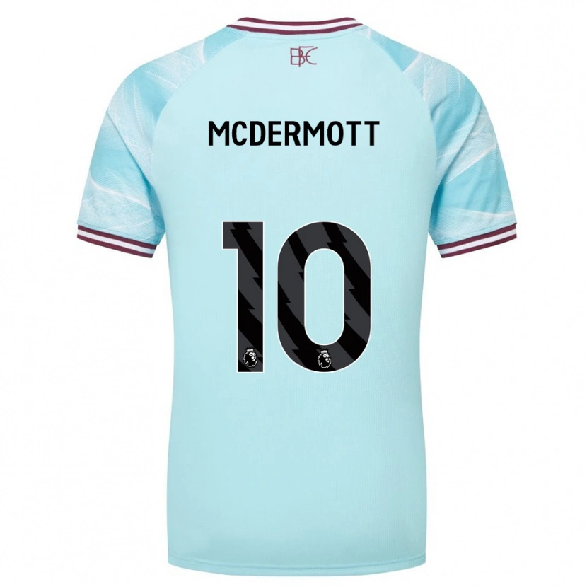 Danxen Niño Camiseta Tommy Mcdermott #10 Celeste Borgoña 2ª Equipación 2025/26 La Camisa México