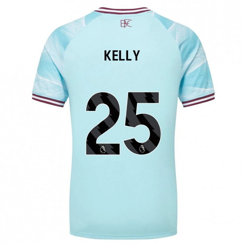 Danxen Niño Camiseta Aimee Kelly #25 Celeste Borgoña 2ª Equipación 2025/26 La Camisa México