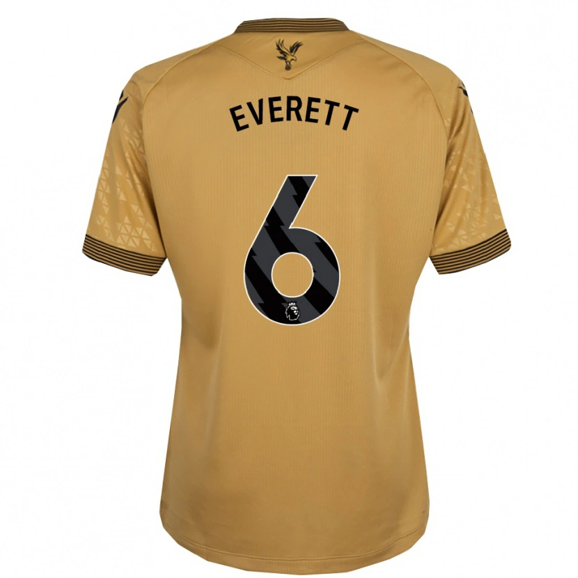 Danxen Niño Camiseta Aimee Everett #6 Oro Negro 2ª Equipación 2025/26 La Camisa México