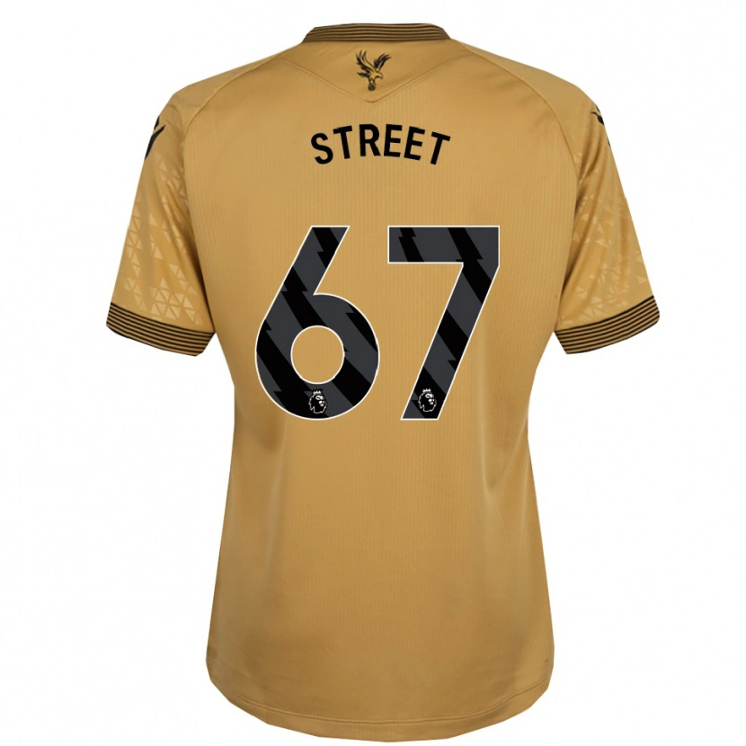 Danxen Niño Camiseta Rob Street #67 Oro Negro 2ª Equipación 2025/26 La Camisa México