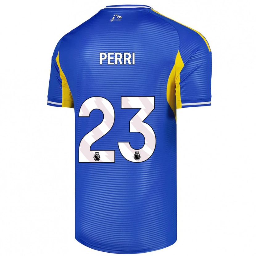 Danxen Niño Camiseta Lucas Perri #23 Azul Amarillo 2ª Equipación 2025/26 La Camisa México