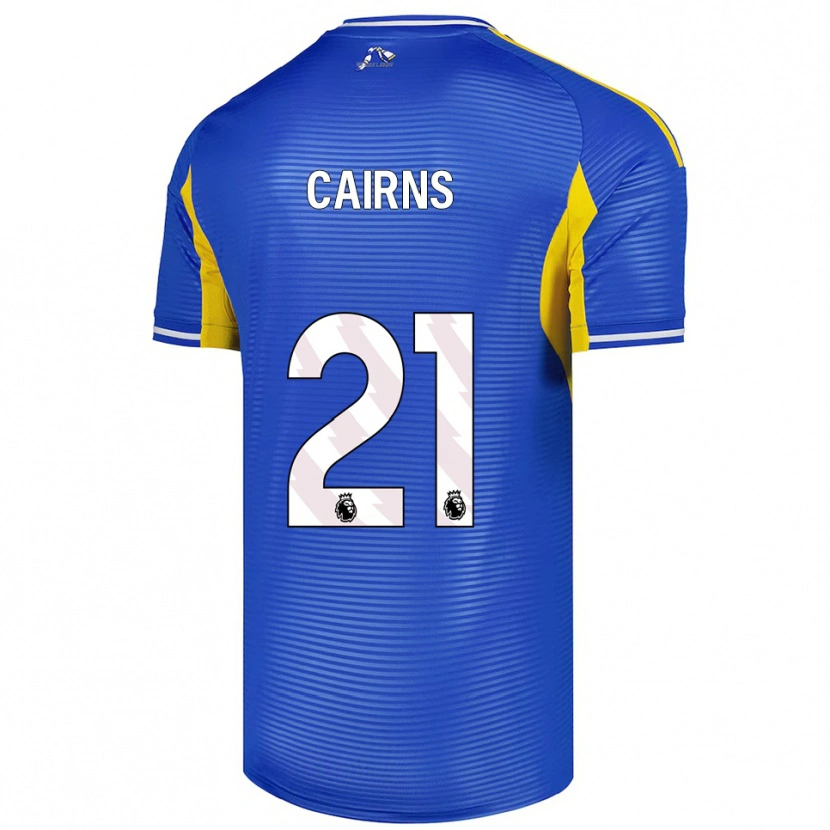 Danxen Niño Camiseta Alex Cairns #21 Azul Amarillo 2ª Equipación 2025/26 La Camisa México