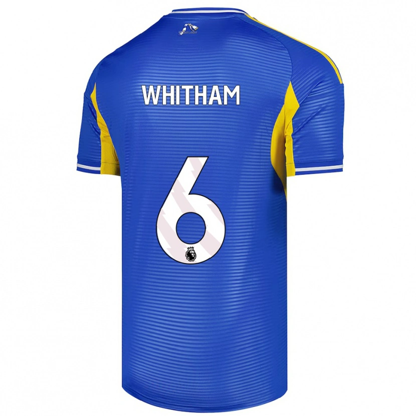 Danxen Niño Camiseta Danielle Whitham #6 Azul Amarillo 2ª Equipación 2025/26 La Camisa México