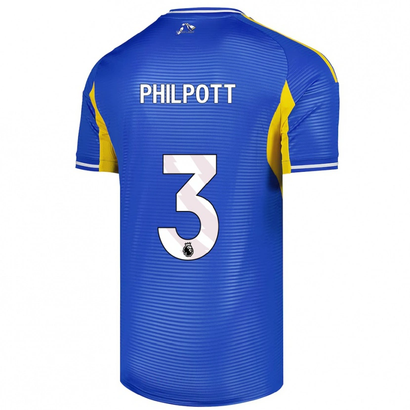 Danxen Niño Camiseta Louie Philpott #3 Azul Amarillo 2ª Equipación 2025/26 La Camisa México