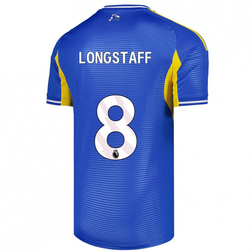 Danxen Niño Camiseta Sean Longstaff #8 Azul Amarillo 2ª Equipación 2025/26 La Camisa México