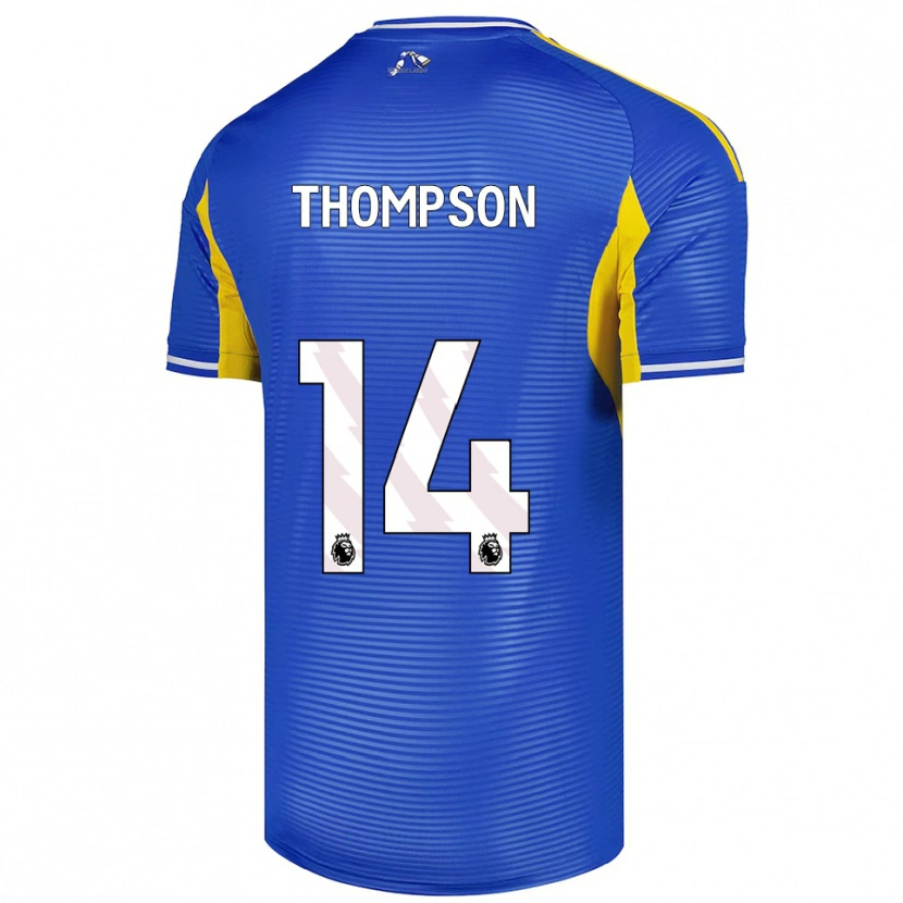 Danxen Niño Camiseta Aiden Thompson #14 Azul Amarillo 2ª Equipación 2025/26 La Camisa México