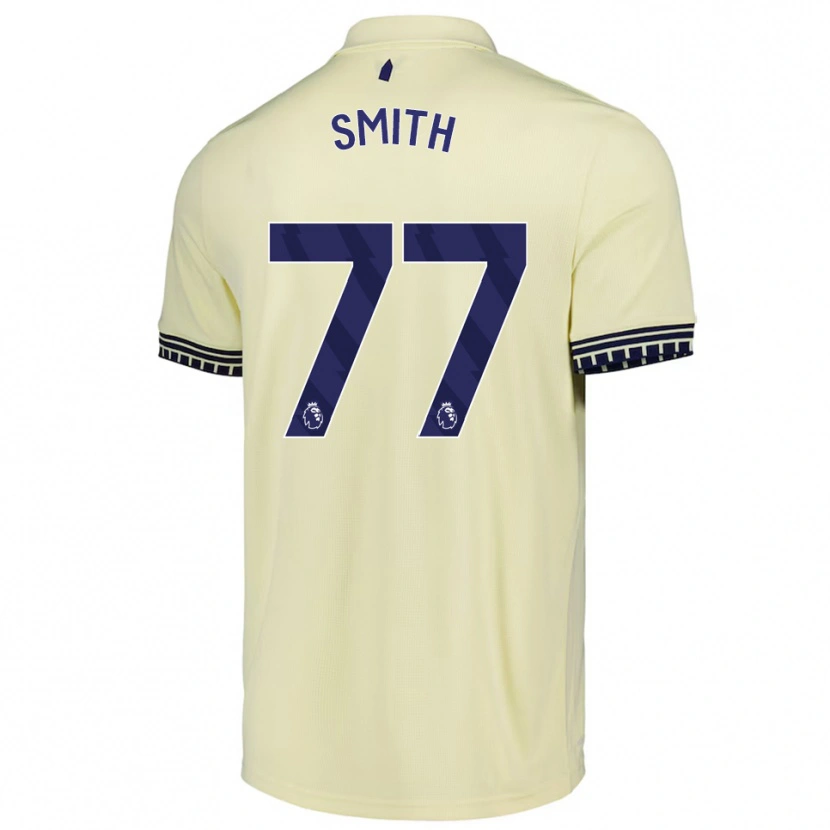 Danxen Niño Camiseta Odin Samuels-Smith #77 Blanco Roto Negro 2ª Equipación 2025/26 La Camisa México