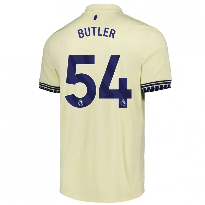 Danxen Niño Camiseta Jack Butler #54 Blanco Roto Negro 2ª Equipación 2025/26 La Camisa México