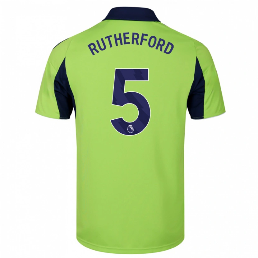 Danxen Niño Camiseta Leeta Rutherford #5 Verde Marino Blanco 2ª Equipación 2025/26 La Camisa México