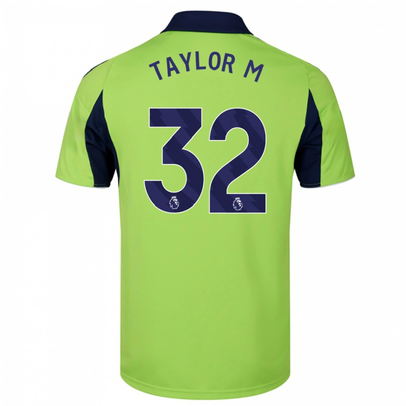 Danxen Niño Camiseta Belle Taylor-M #32 Verde Marino Blanco 2ª Equipación 2025/26 La Camisa México