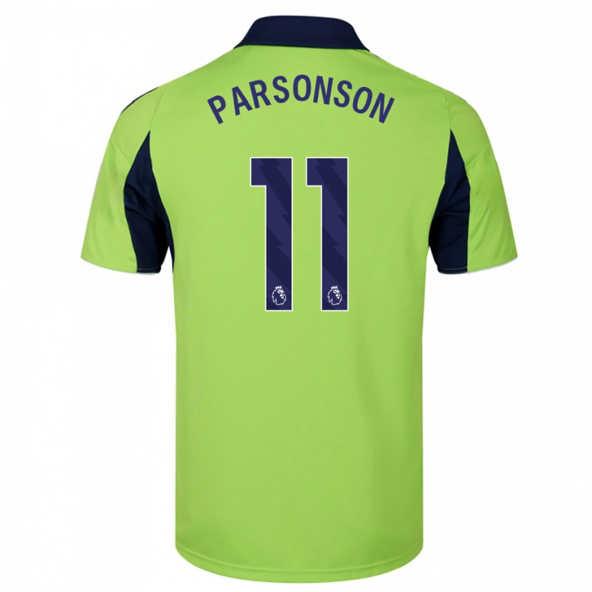 Danxen Niño Camiseta Madi Parsonson #11 Verde Marino Blanco 2ª Equipación 2025/26 La Camisa México