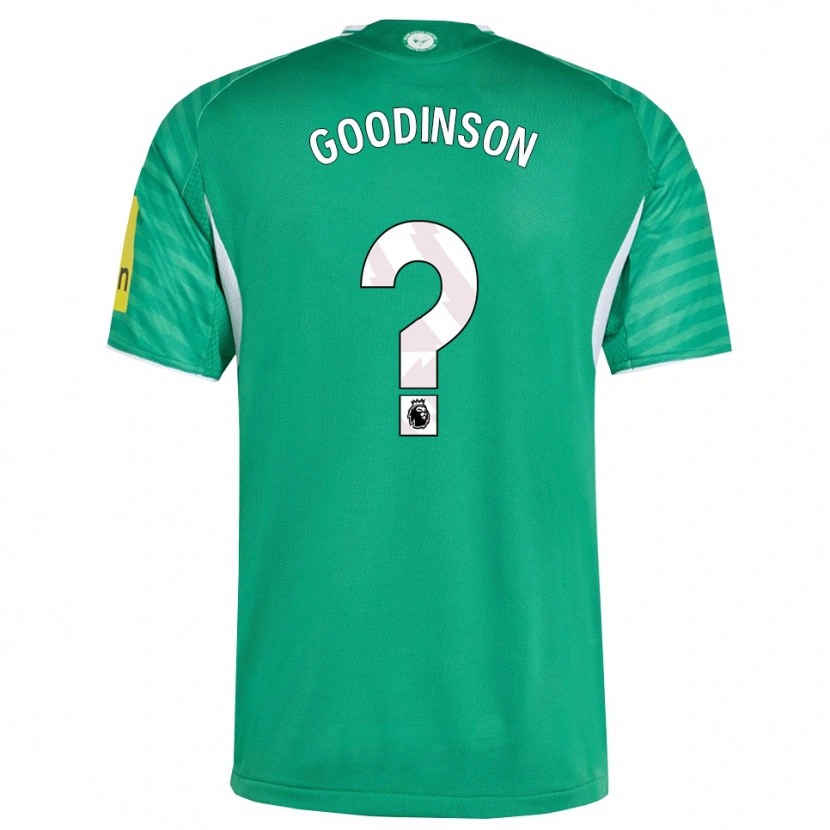 Danxen Niño Camiseta Archie Goodinson #0 Verde Blanco 2ª Equipación 2025/26 La Camisa México