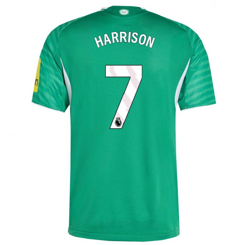 Danxen Niño Camiseta Alfie Harrison #7 Verde Blanco 2ª Equipación 2025/26 La Camisa México