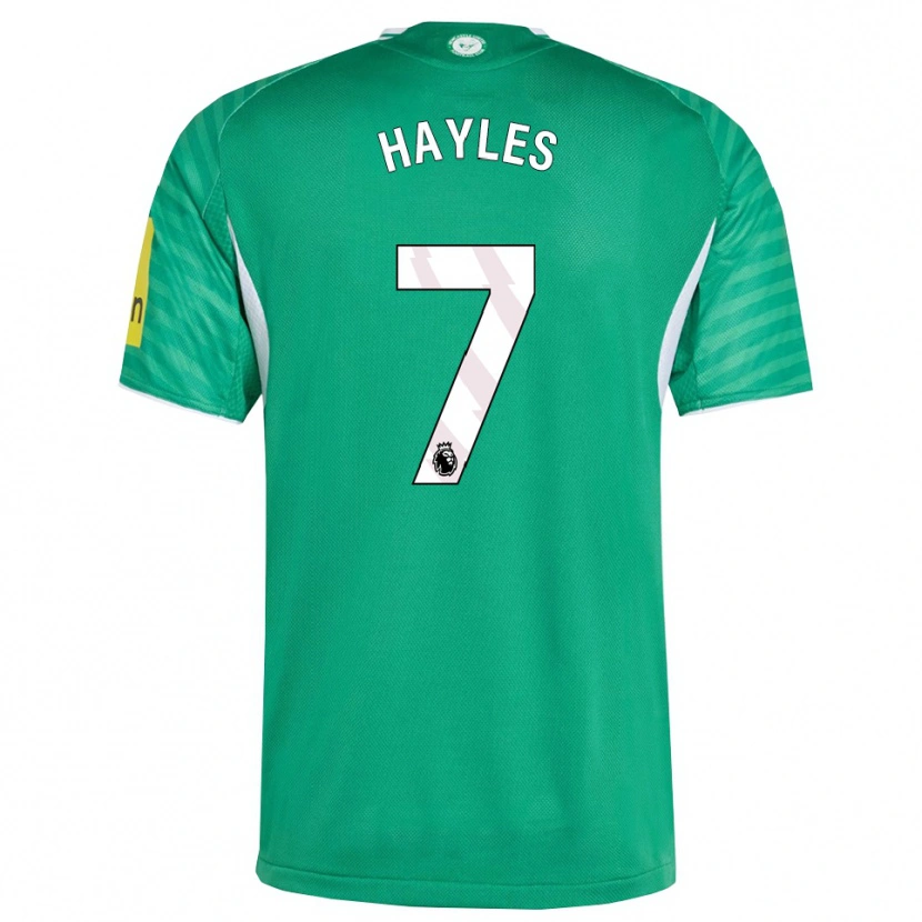 Danxen Niño Camiseta Shania Hayles #7 Verde Blanco 2ª Equipación 2025/26 La Camisa México
