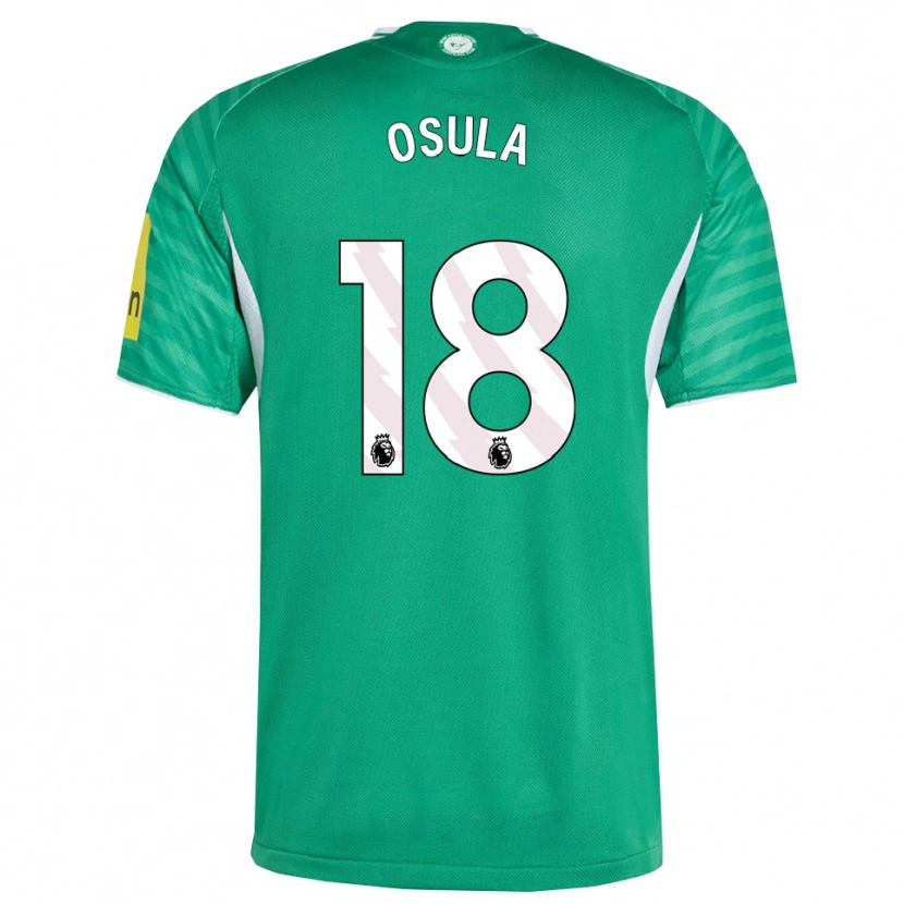 Danxen Niño Camiseta William Osula #18 Verde Blanco 2ª Equipación 2025/26 La Camisa México