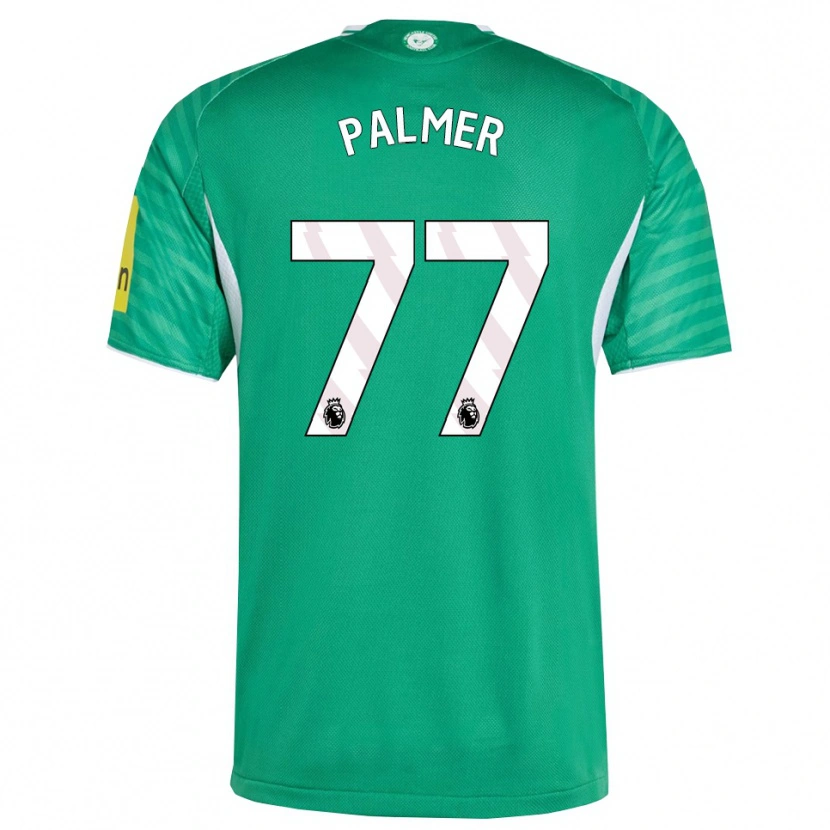 Danxen Niño Camiseta Darren Palmer #77 Verde Blanco 2ª Equipación 2025/26 La Camisa México