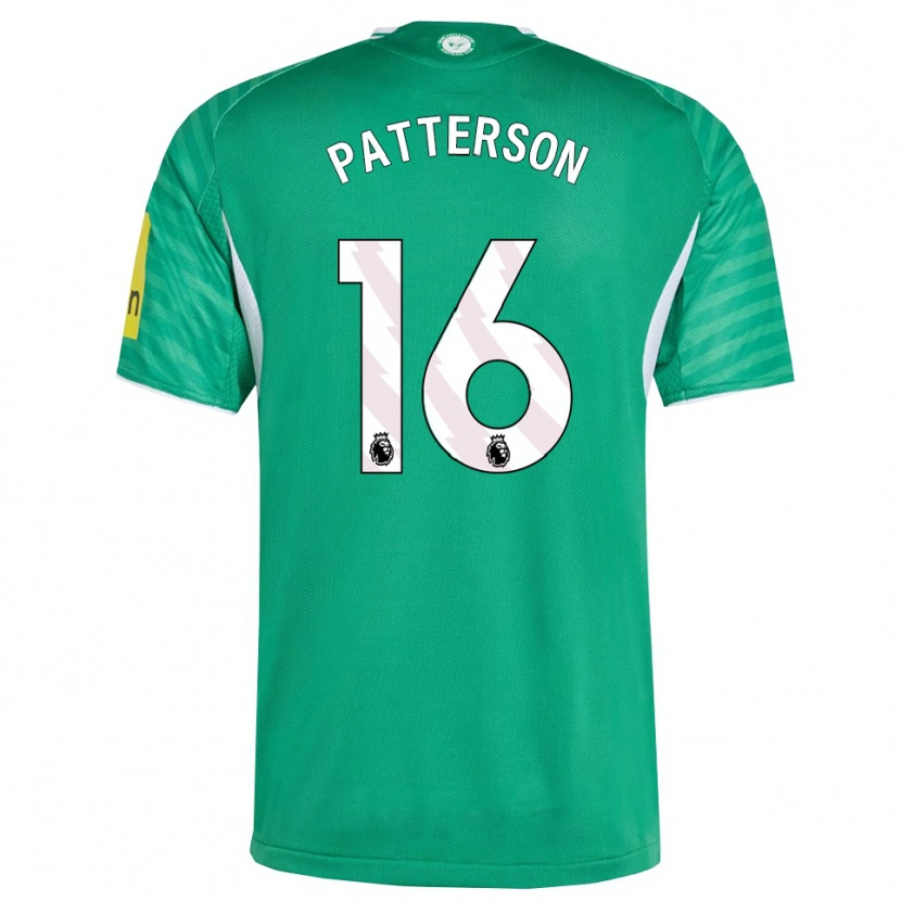 Danxen Niño Camiseta Jack Patterson #16 Verde Blanco 2ª Equipación 2025/26 La Camisa México