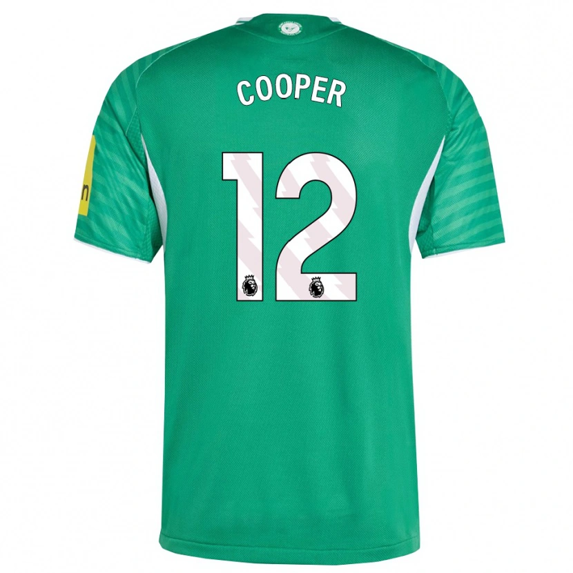 Danxen Niño Camiseta Deanna Cooper #12 Verde Blanco 2ª Equipación 2025/26 La Camisa México