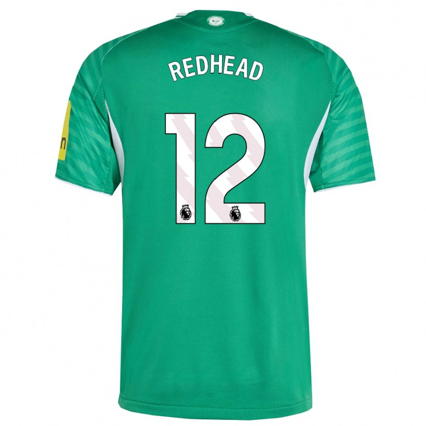 Danxen Niño Camiseta Cara Milne-Redhead #12 Verde Blanco 2ª Equipación 2025/26 La Camisa México