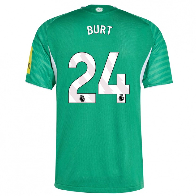 Danxen Niño Camiseta Daisy Burt #24 Verde Blanco 2ª Equipación 2025/26 La Camisa México