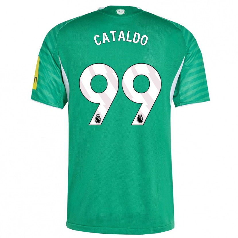 Danxen Niño Camiseta Lia Cataldo #99 Verde Blanco 2ª Equipación 2025/26 La Camisa México