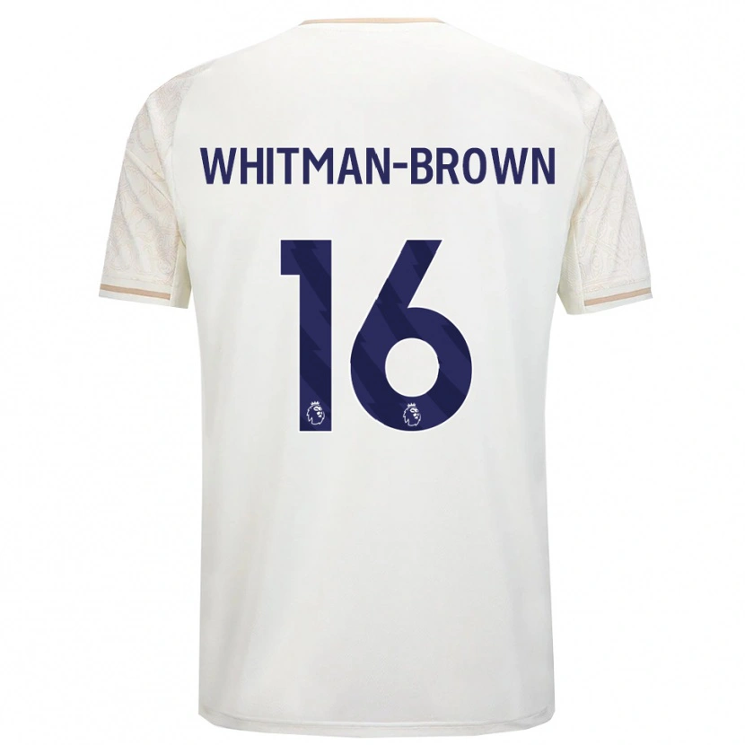 Danxen Niño Camiseta Chae Whitman-Brown #16 Blanco Roto Negro 2ª Equipación 2025/26 La Camisa México