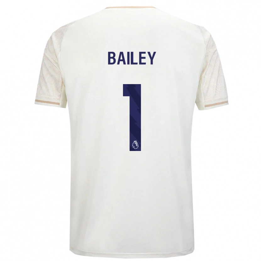 Danxen Niño Camiseta Joe Bailey #1 Blanco Roto Negro 2ª Equipación 2025/26 La Camisa México