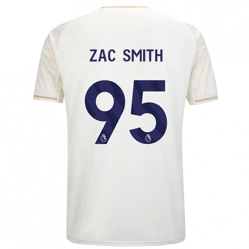 Danxen Niño Camiseta Zac Smith #95 Blanco Roto Negro 2ª Equipación 2025/26 La Camisa México