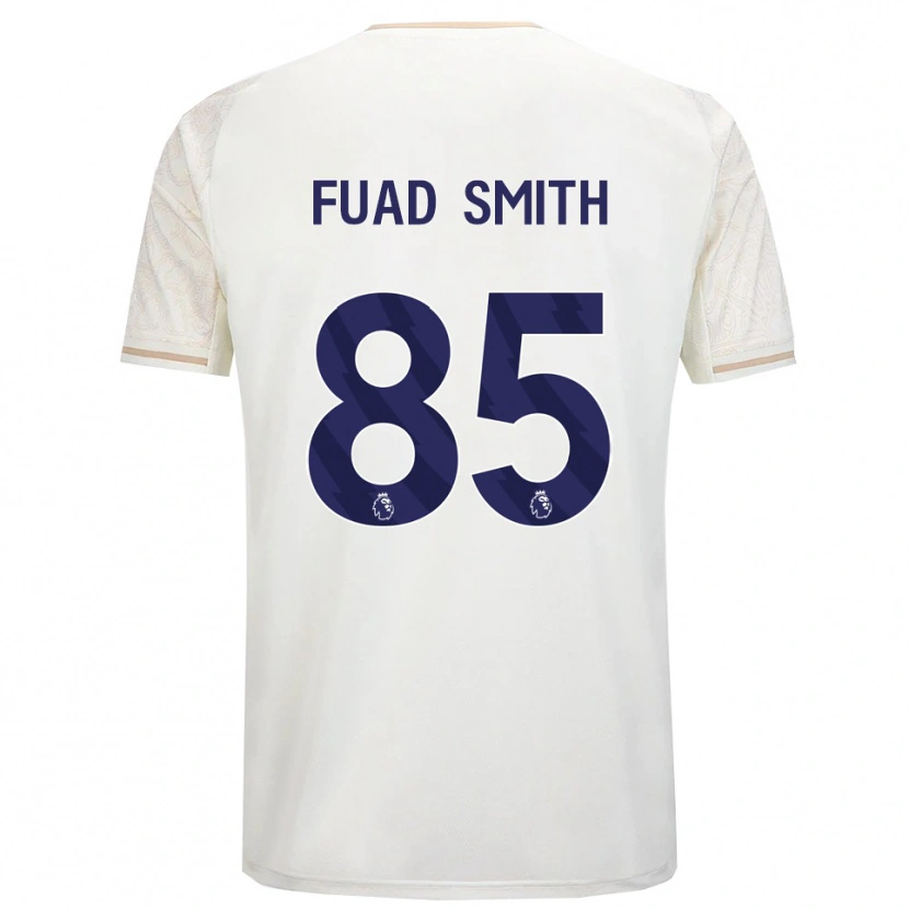 Danxen Niño Camiseta Fuad Smith #85 Blanco Roto Negro 2ª Equipación 2025/26 La Camisa México