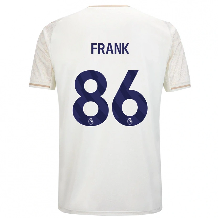 Danxen Niño Camiseta Frank Djamna #86 Blanco Roto Negro 2ª Equipación 2025/26 La Camisa México