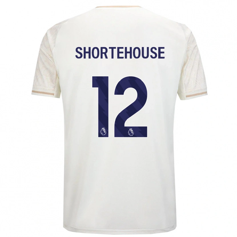 Danxen Niño Camiseta Michael Shortehouse #12 Blanco Roto Negro 2ª Equipación 2025/26 La Camisa México
