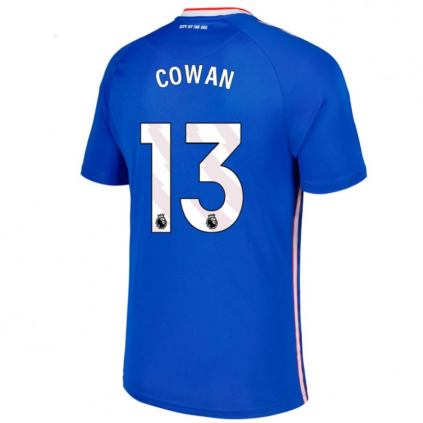 Danxen Niño Camiseta Joe Cowan #13 Azul Blanco 2ª Equipación 2025/26 La Camisa México