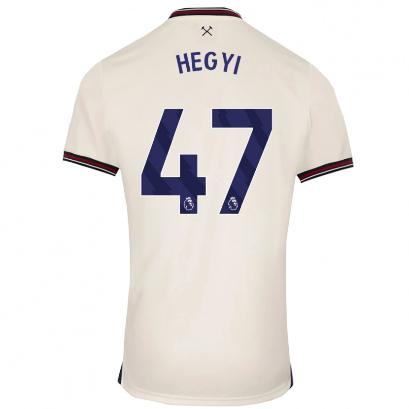 Danxen Niño Camiseta Krisztián Hegyi #47 Blanco Roto 2ª Equipación 2025/26 La Camisa México