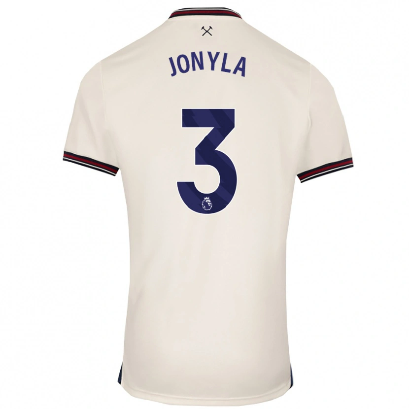 Danxen Niño Camiseta Tomas Jonyla #3 Blanco Roto 2ª Equipación 2025/26 La Camisa México