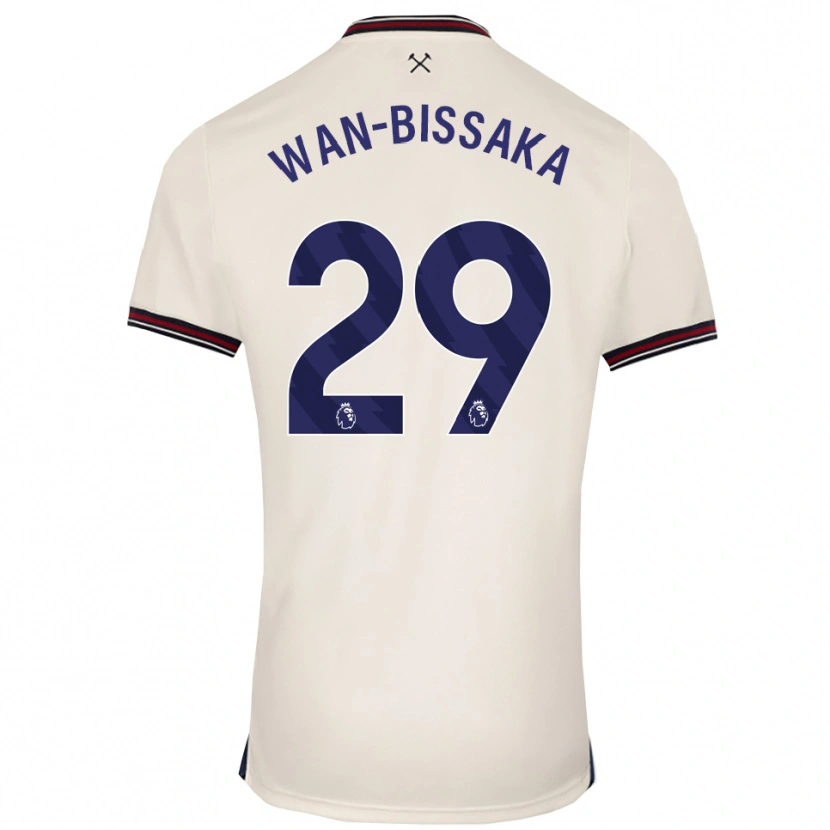 Danxen Niño Camiseta Aaron Wan-Bissaka #29 Blanco Roto 2ª Equipación 2025/26 La Camisa México