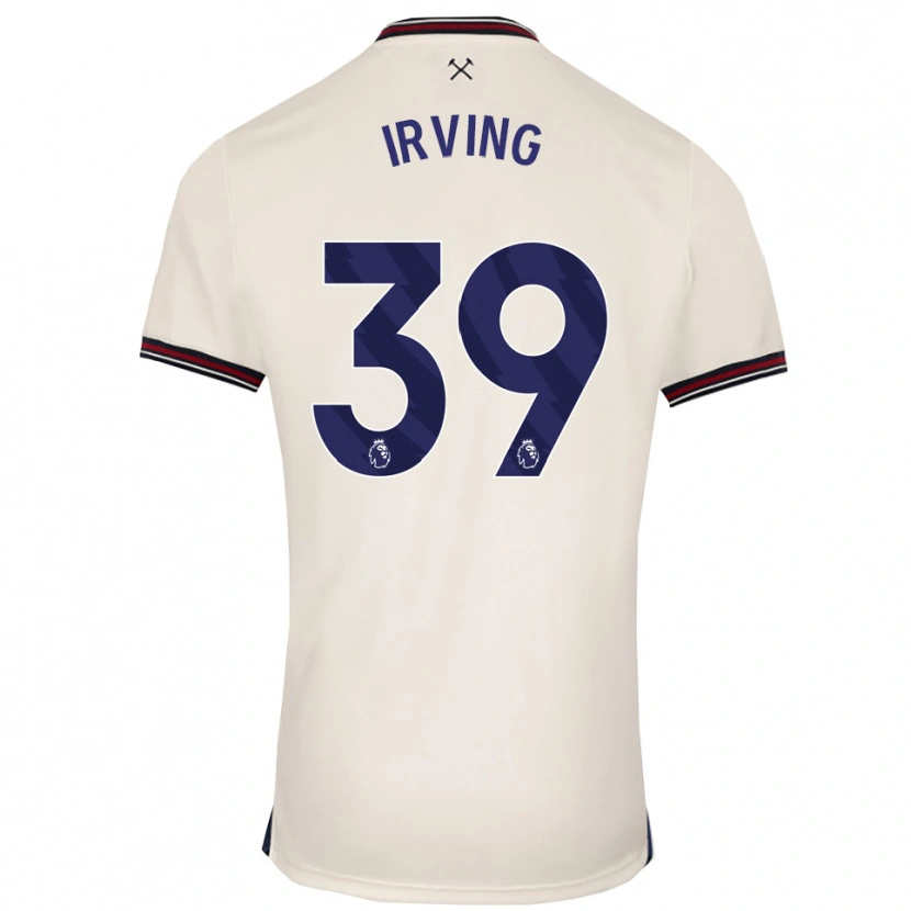 Danxen Niño Camiseta Andrew Irving #39 Blanco Roto 2ª Equipación 2025/26 La Camisa México