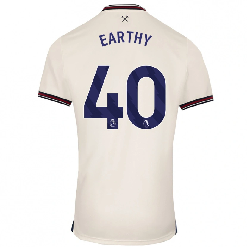 Danxen Niño Camiseta George Earthy #40 Blanco Roto 2ª Equipación 2025/26 La Camisa México