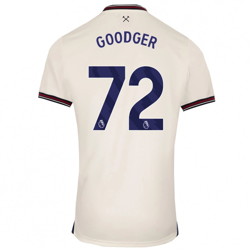 Danxen Niño Camiseta Tommy Goodger #72 Blanco Roto 2ª Equipación 2025/26 La Camisa México